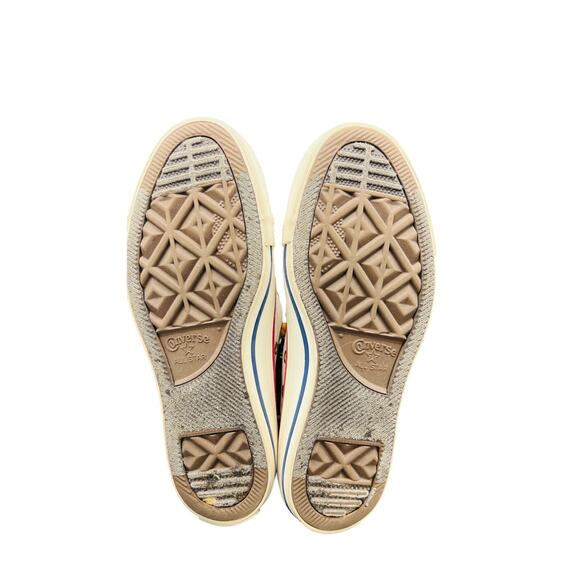 👟 Converse 6 White Pink Trim Slip Canvas Low Top Sneakers Nautical Summer - Picture 5 of 7